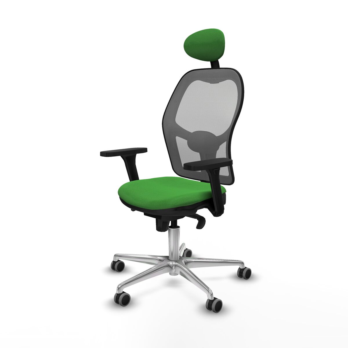 Silla de Oficina con Cabecero Piqueras y Crespo 3D086G1 Verde