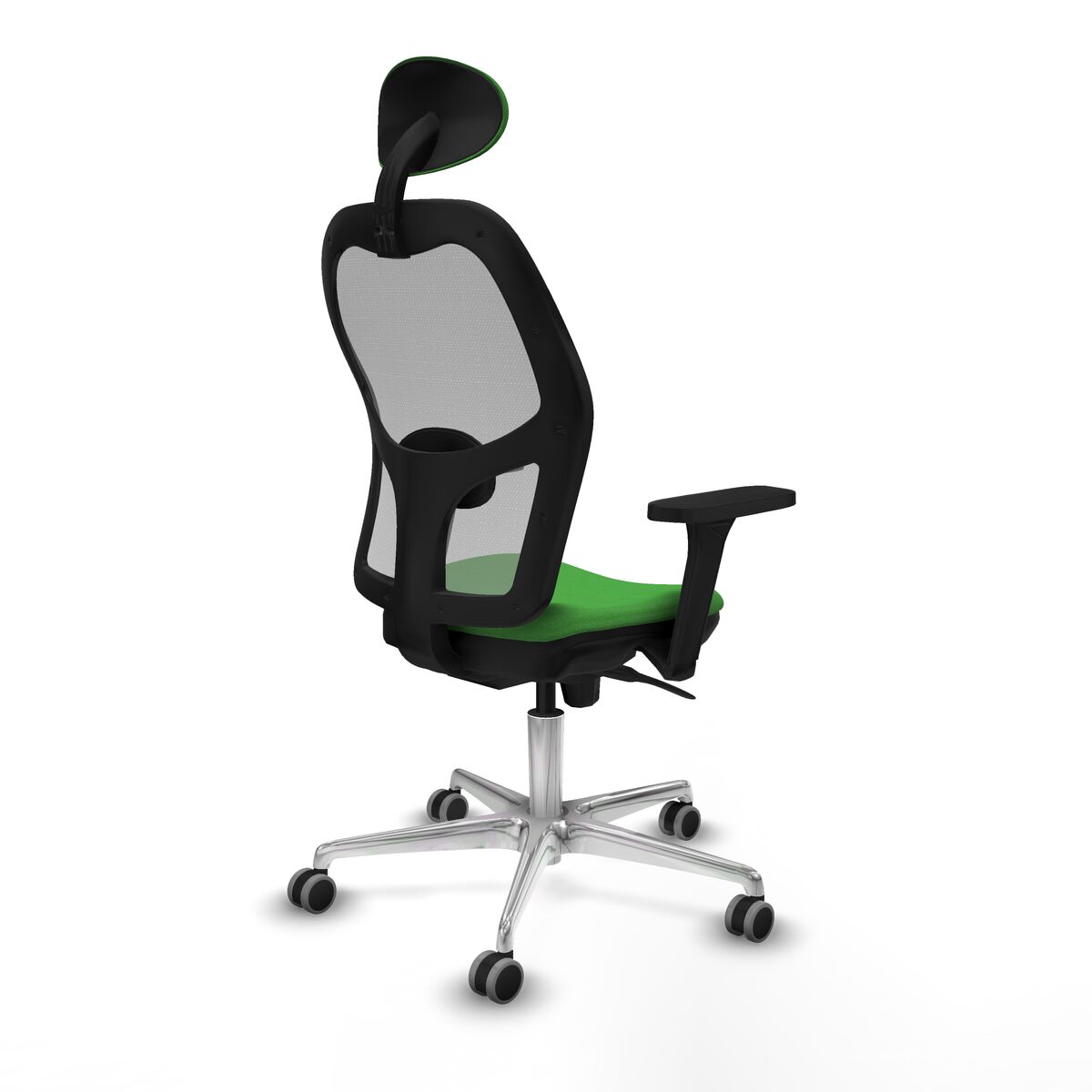 Silla de Oficina con Cabecero Piqueras y Crespo 3D086G1 Verde