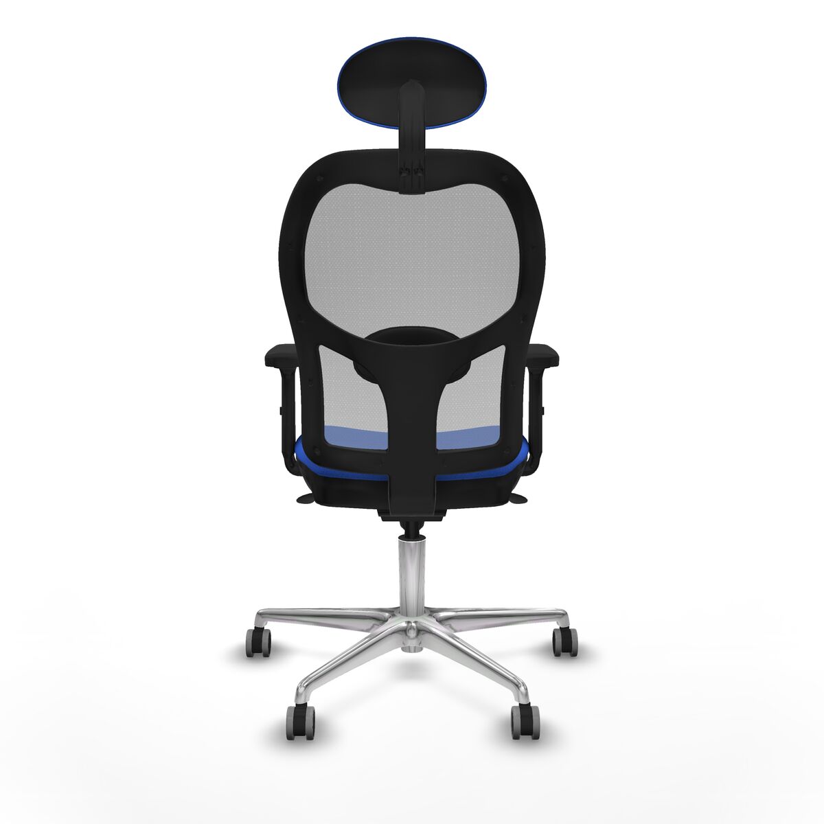 Silla de Oficina con Cabecero Piqueras y Crespo 2D086G1 Azul