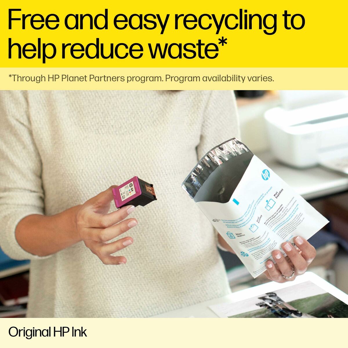 Cartucho de Tinta Original HP 4828 Negro