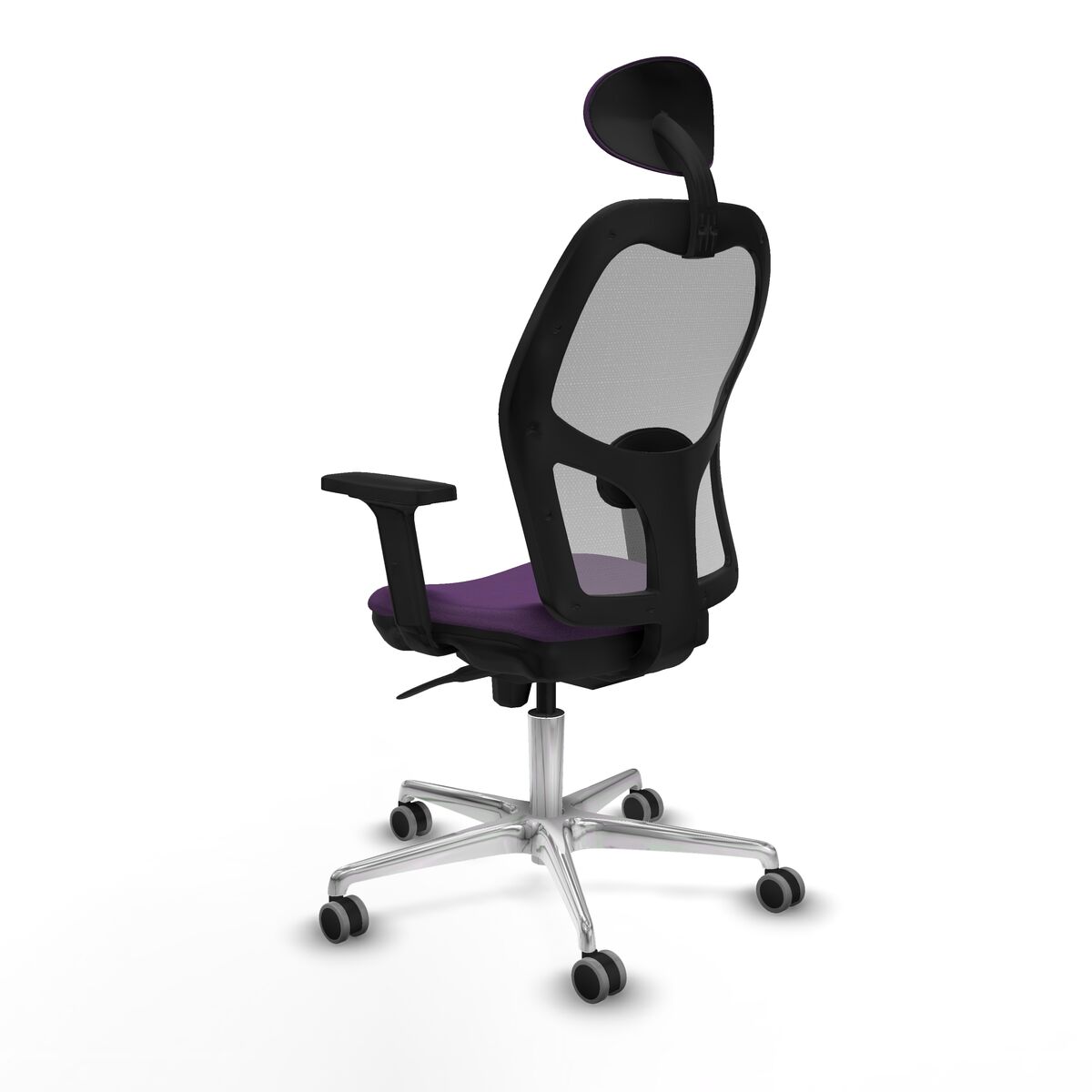 Silla de Oficina con Cabecero Piqueras y Crespo 2D086G1 Morado