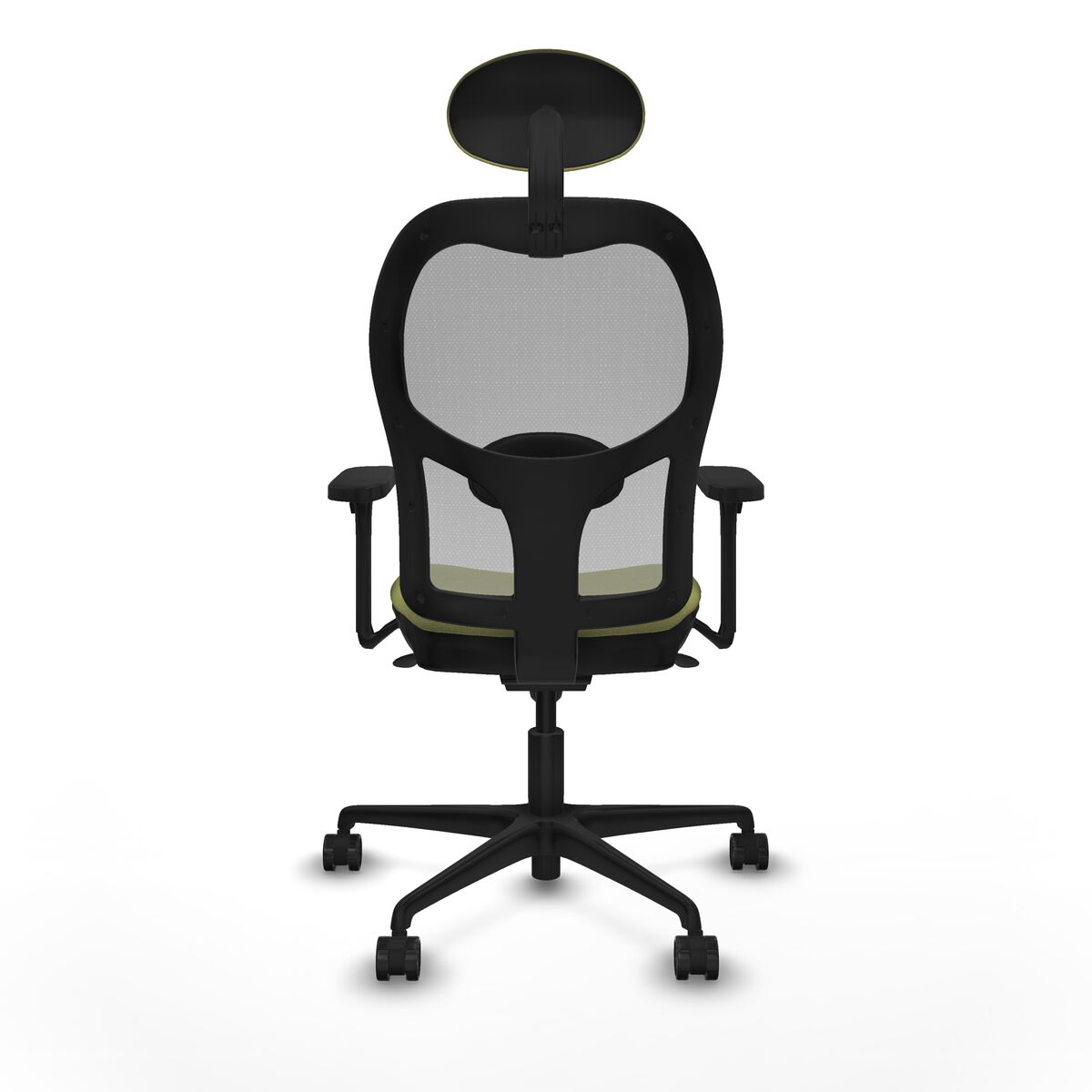 Silla de Oficina con Cabecero Piqueras y Crespo 3D036N1 Verde