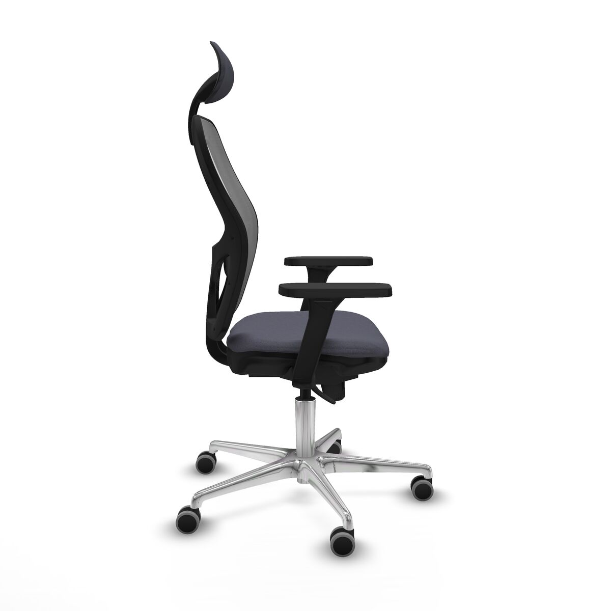 Silla de Oficina con Cabecero Piqueras y Crespo 3D086G1 Gris oscuro