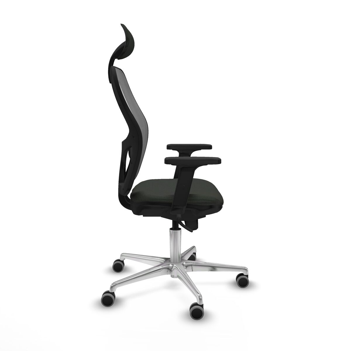 Silla de Oficina con Cabecero Piqueras y Crespo 2D086G1 Negro