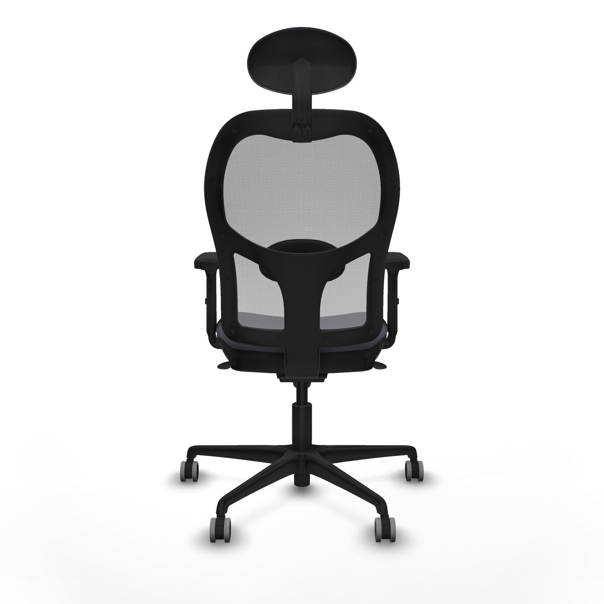 Silla de Oficina con Cabecero Piqueras y Crespo 2D036G1 Gris oscuro