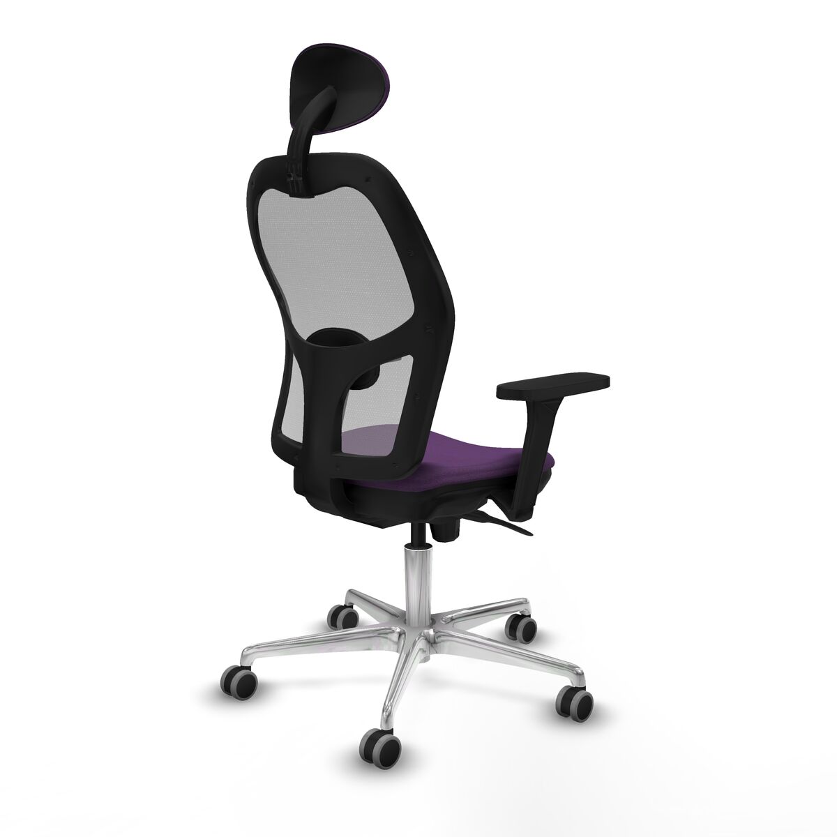 Silla de Oficina con Cabecero Piqueras y Crespo 3D086G1 Morado