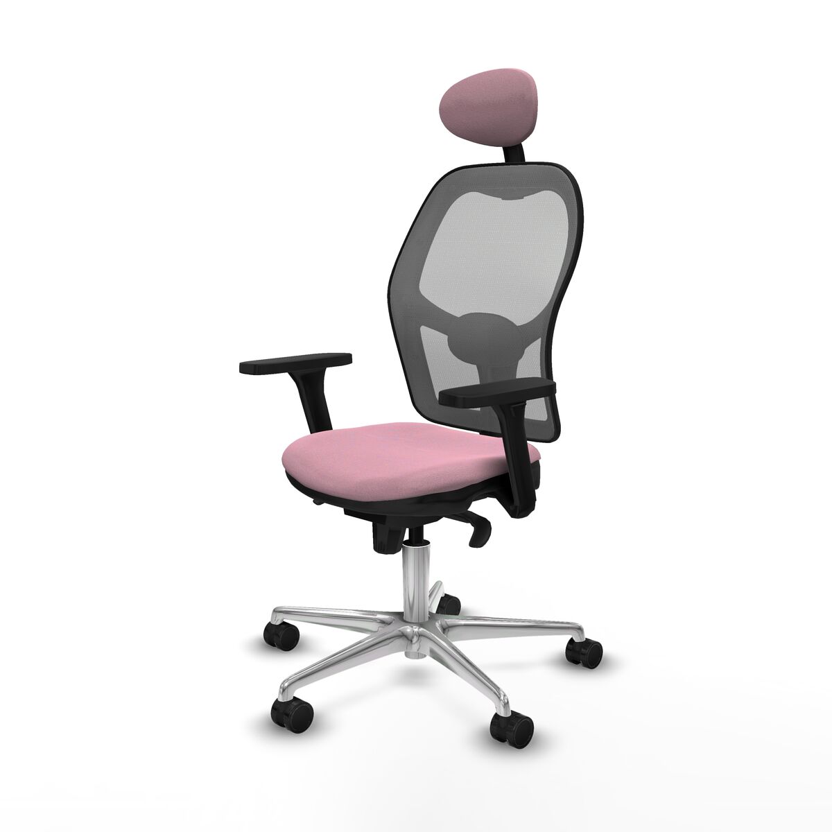 Silla de Oficina con Cabecero Piqueras y Crespo 3D086N1 Rosa