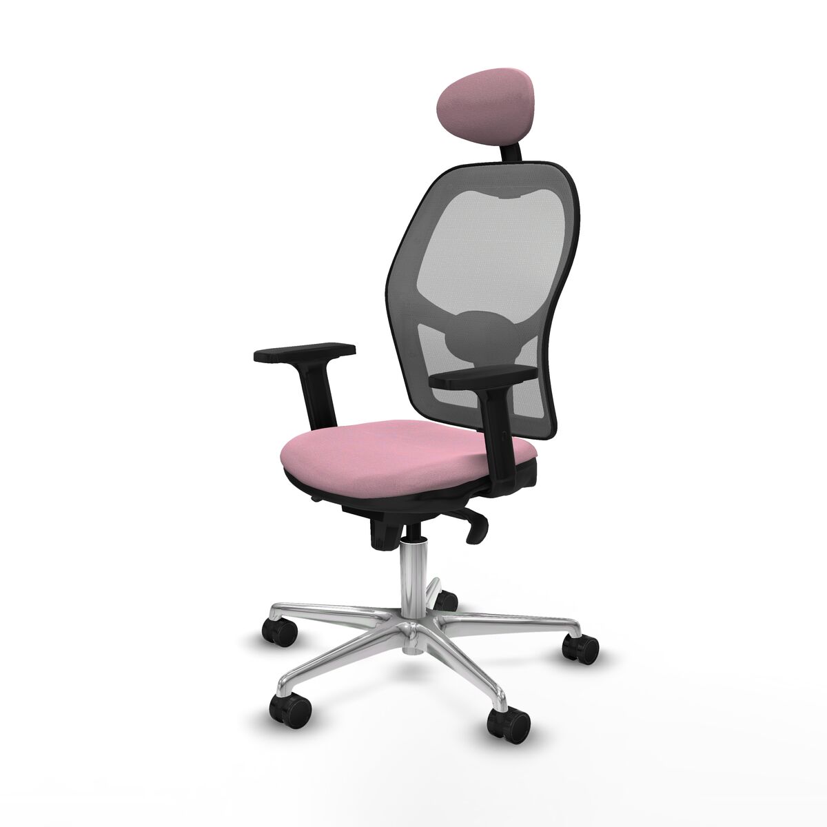 Silla de Oficina con Cabecero Piqueras y Crespo 2D086N1 Rosa