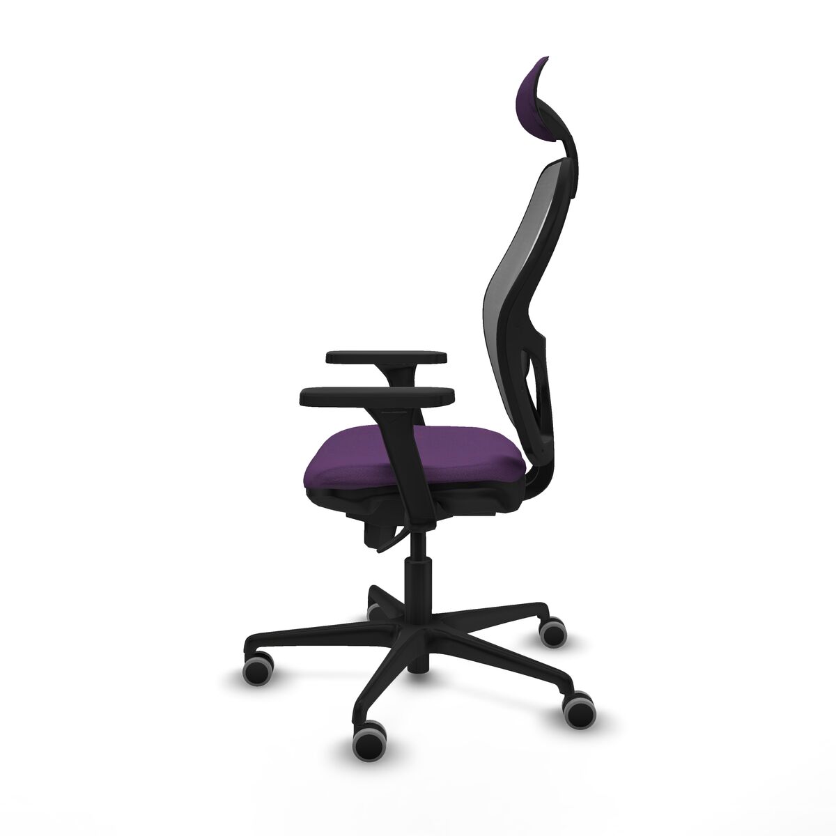Silla de Oficina con Cabecero Piqueras y Crespo 3D036G1 Morado