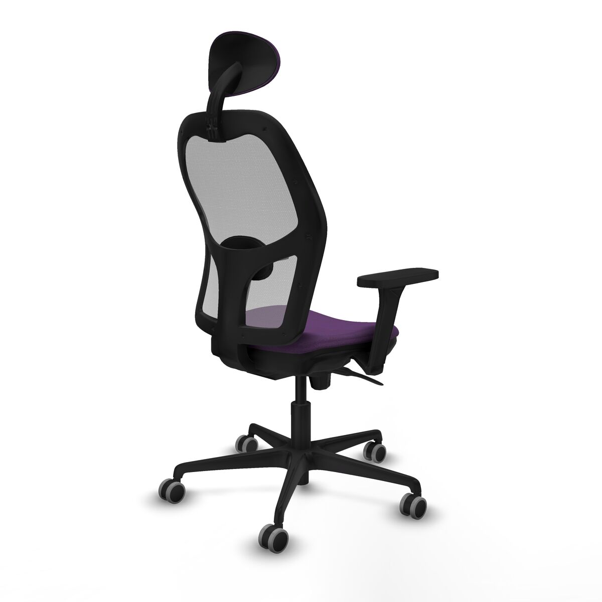 Silla de Oficina con Cabecero Piqueras y Crespo 3D036G1 Morado