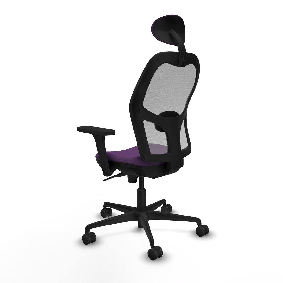 Silla de Oficina con Cabecero Piqueras y Crespo 3D036N1 Morado