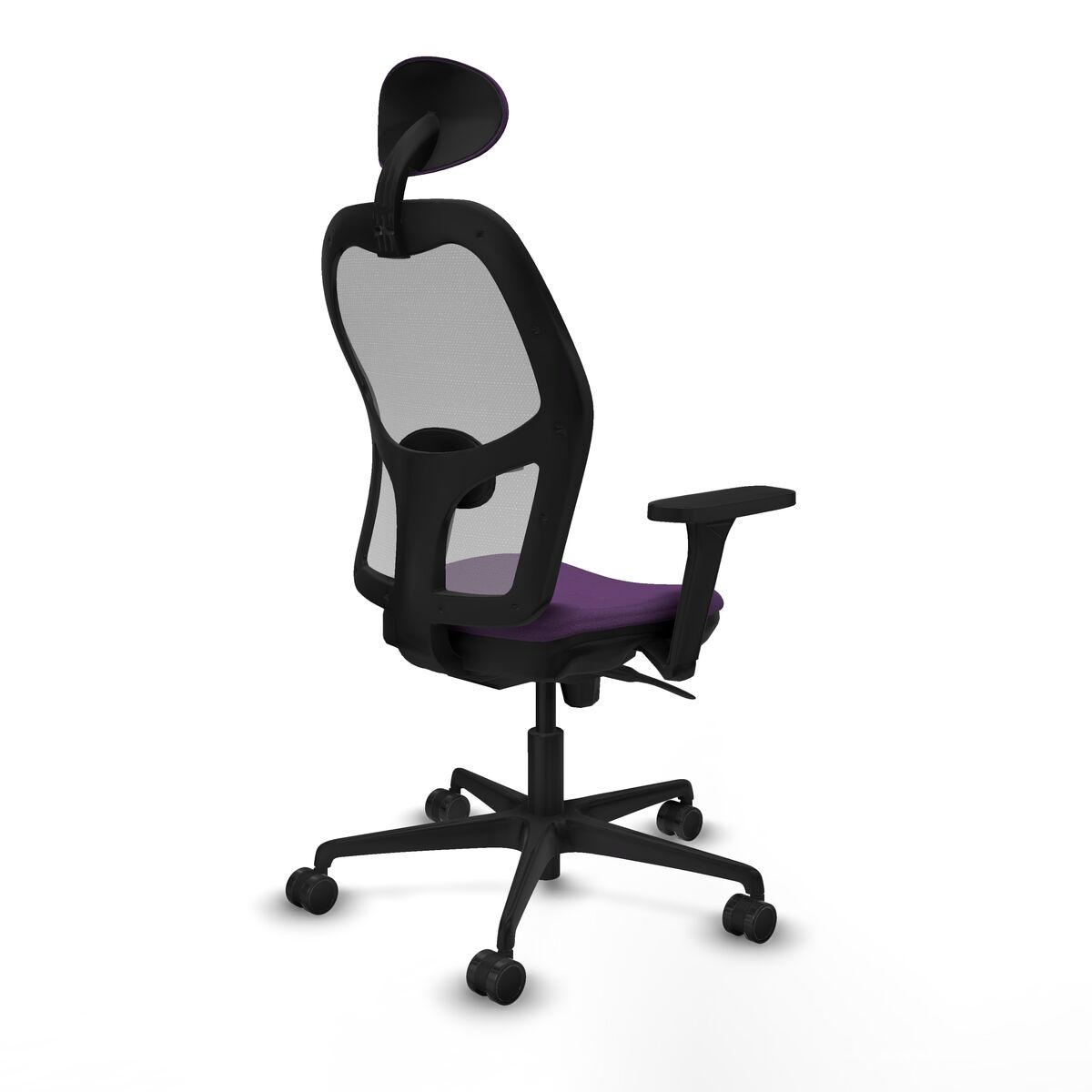 Silla de Oficina con Cabecero Piqueras y Crespo 3D036N1 Morado