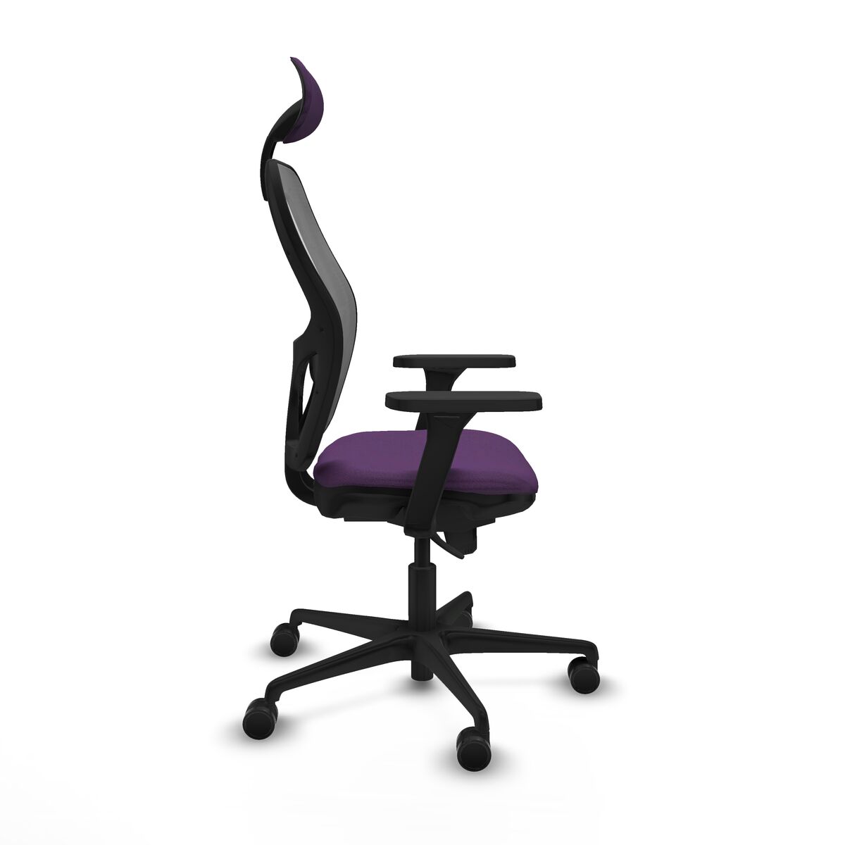 Silla de Oficina con Cabecero Piqueras y Crespo 3D036N1 Morado