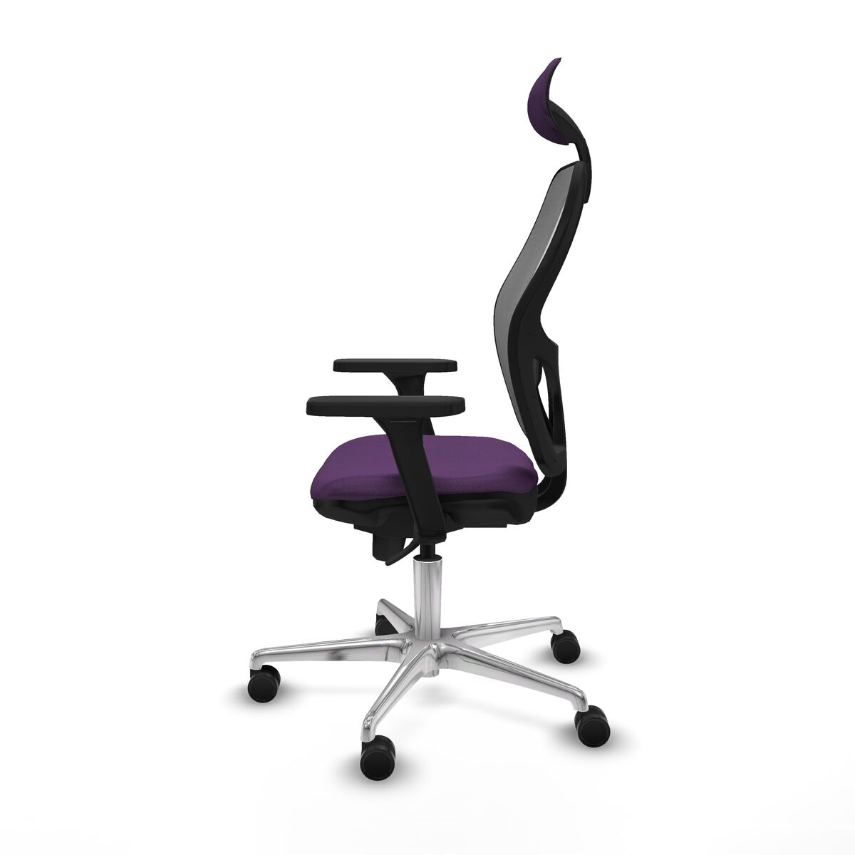 Silla de Oficina con Cabecero Piqueras y Crespo 3D086N1 Morado