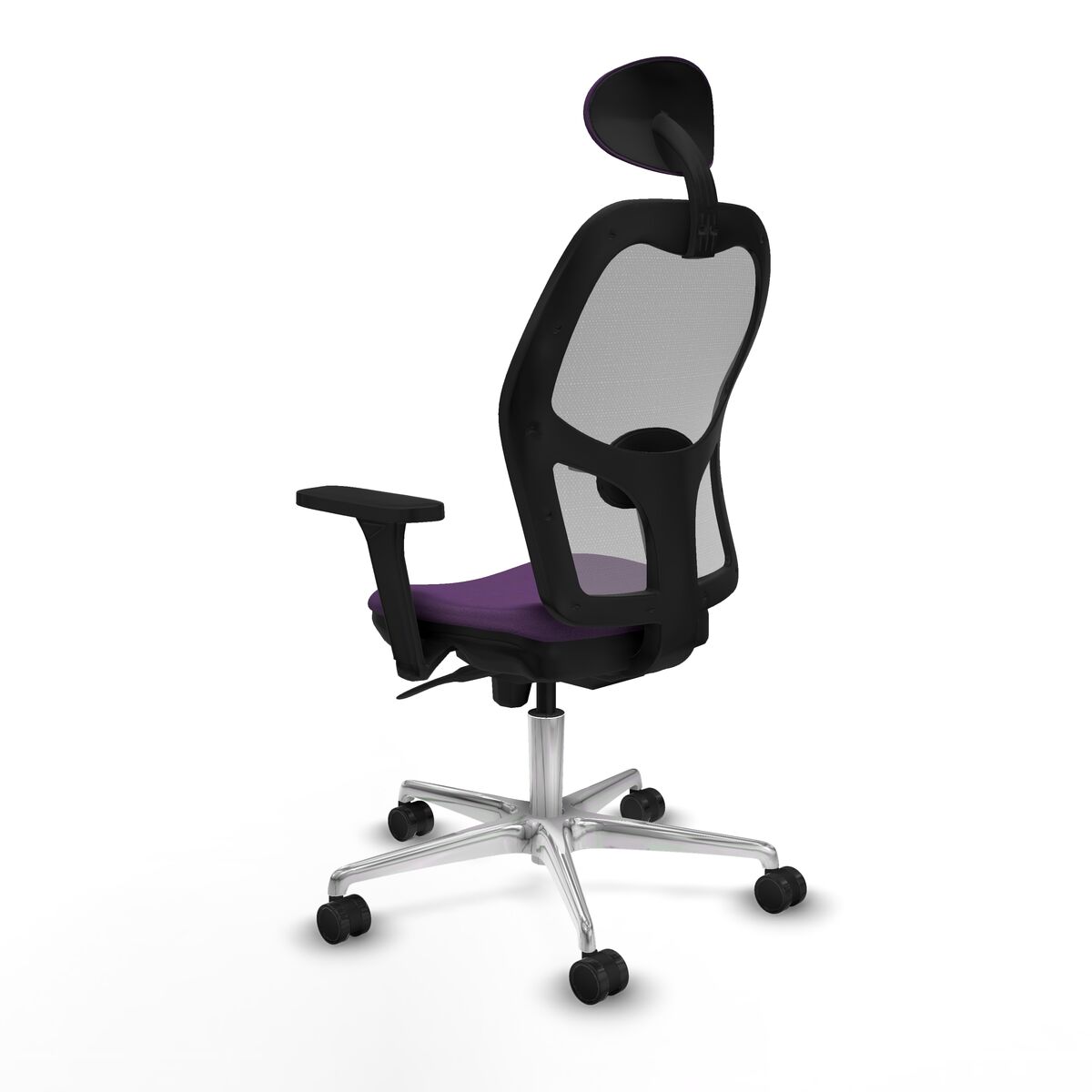 Silla de Oficina con Cabecero Piqueras y Crespo 3D086N1 Morado
