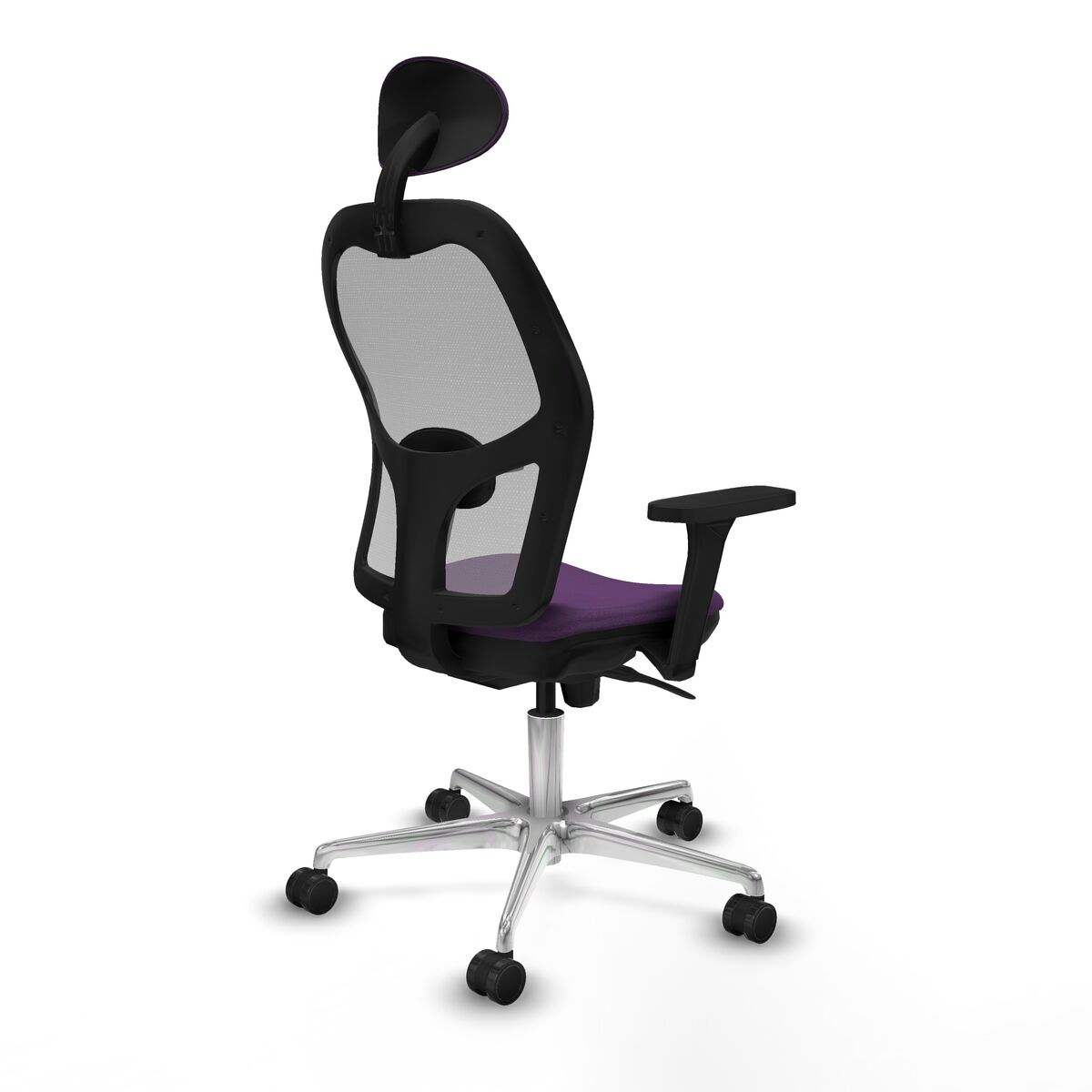 Silla de Oficina con Cabecero Piqueras y Crespo 3D086N1 Morado
