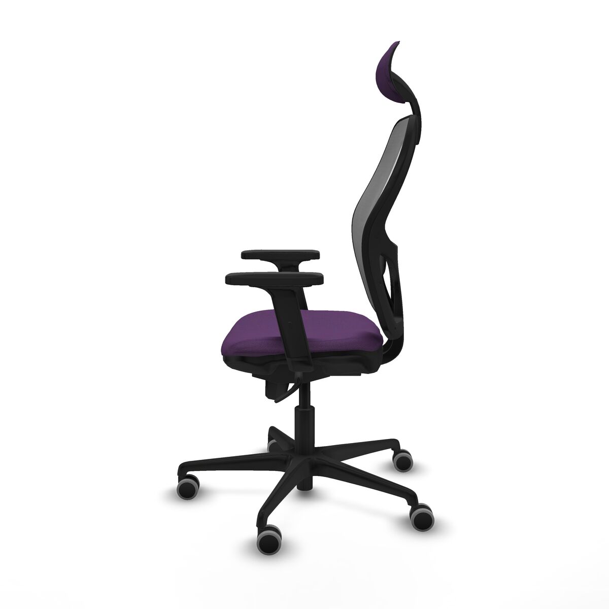Silla de Oficina con Cabecero Piqueras y Crespo 2D036G1 Morado