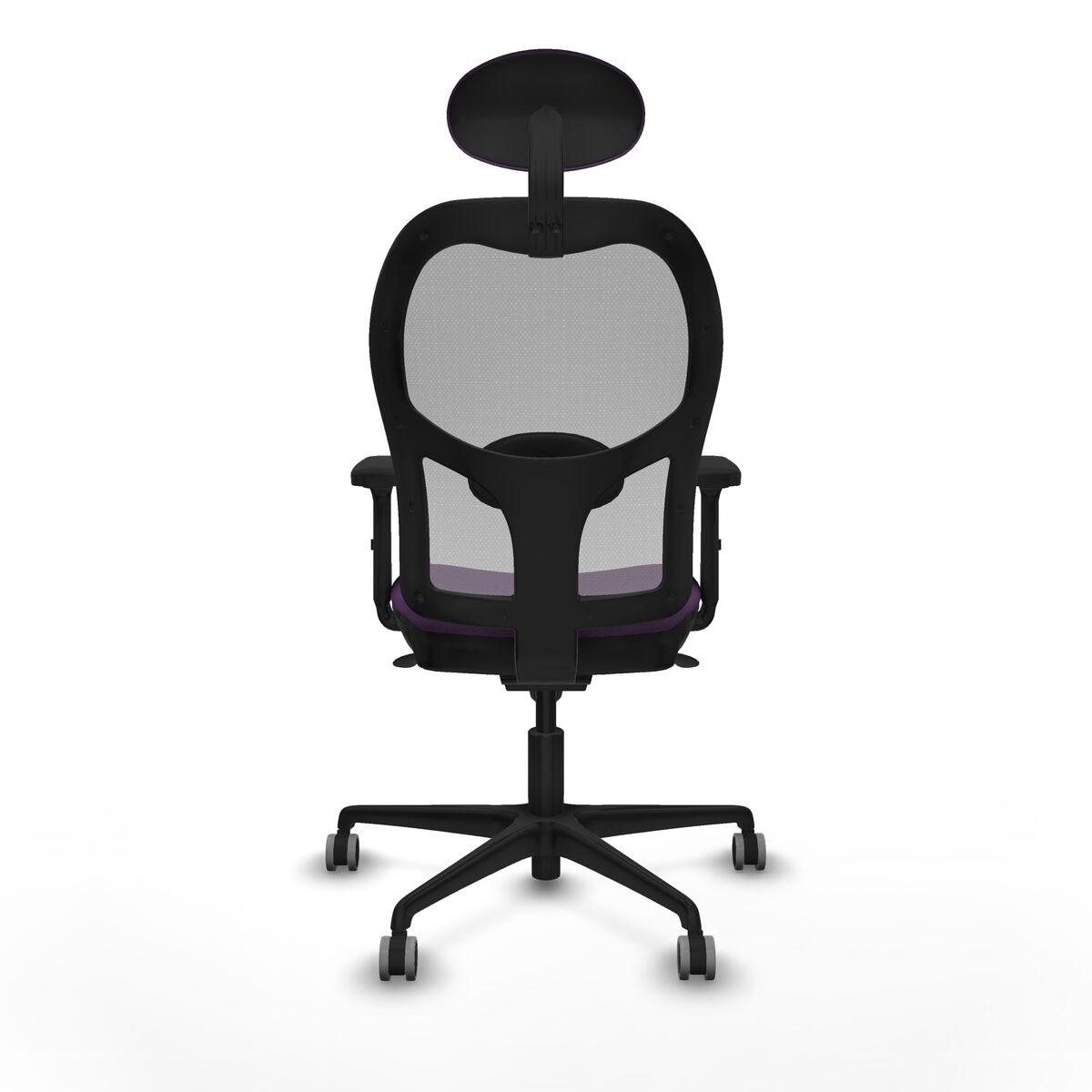 Silla de Oficina con Cabecero Piqueras y Crespo 2D036G1 Morado