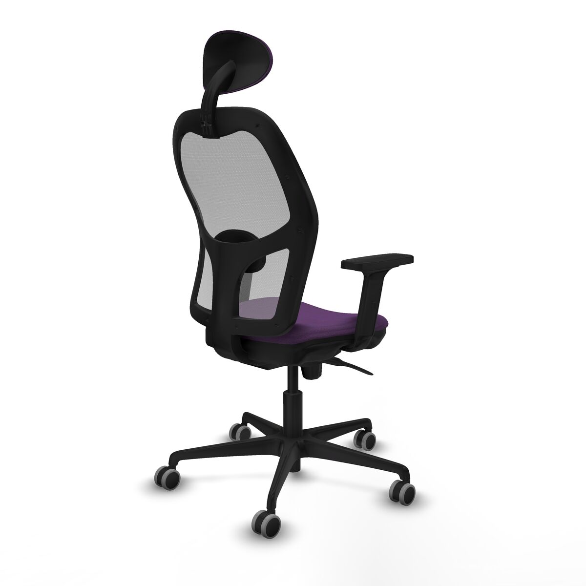 Silla de Oficina con Cabecero Piqueras y Crespo 2D036G1 Morado