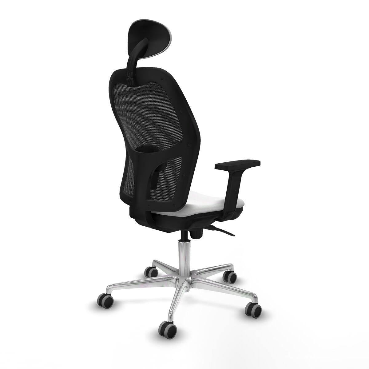 Silla de Oficina con Cabecero Piqueras y Crespo 2D086G1 Blanco