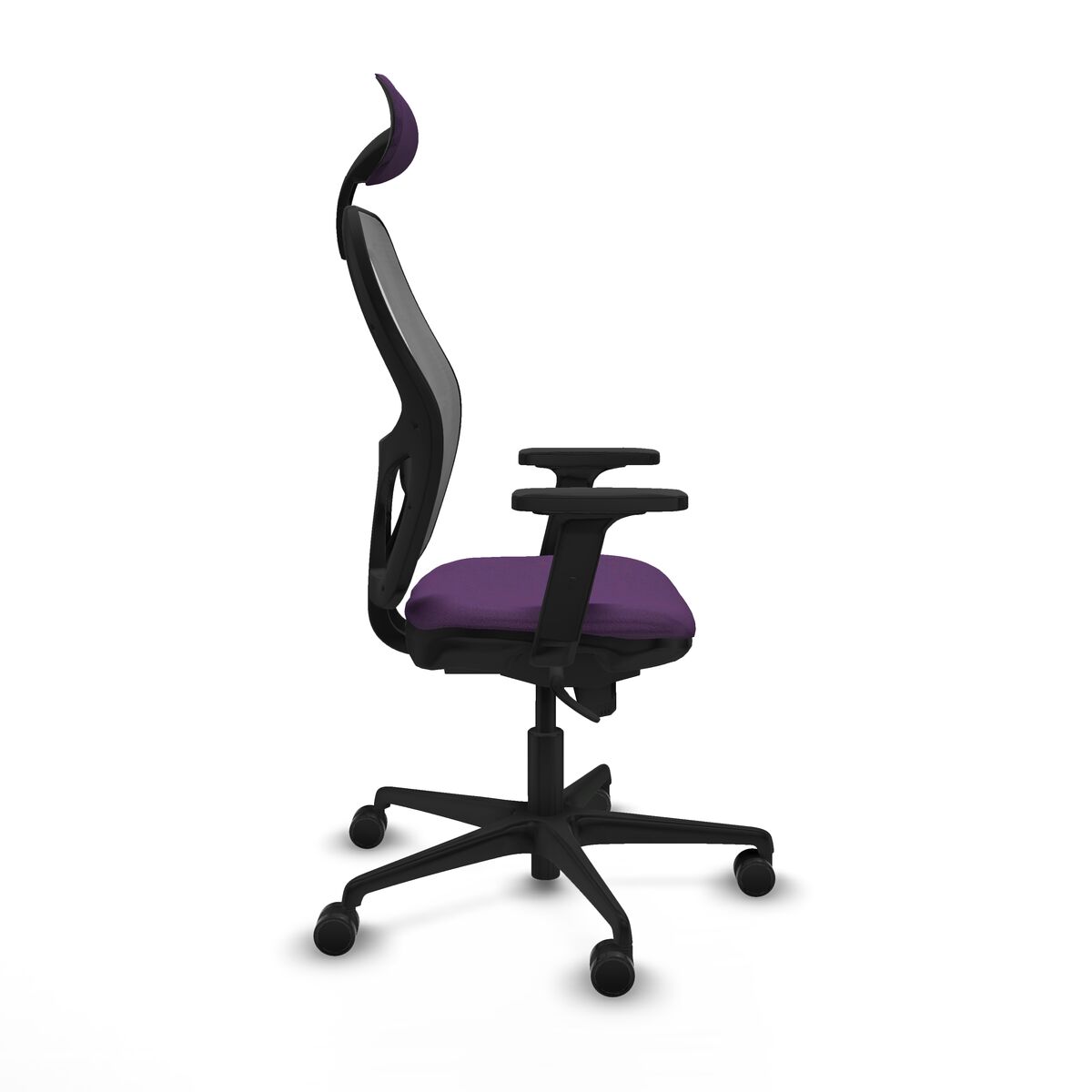 Silla de Oficina con Cabecero Piqueras y Crespo 2D036N1 Morado