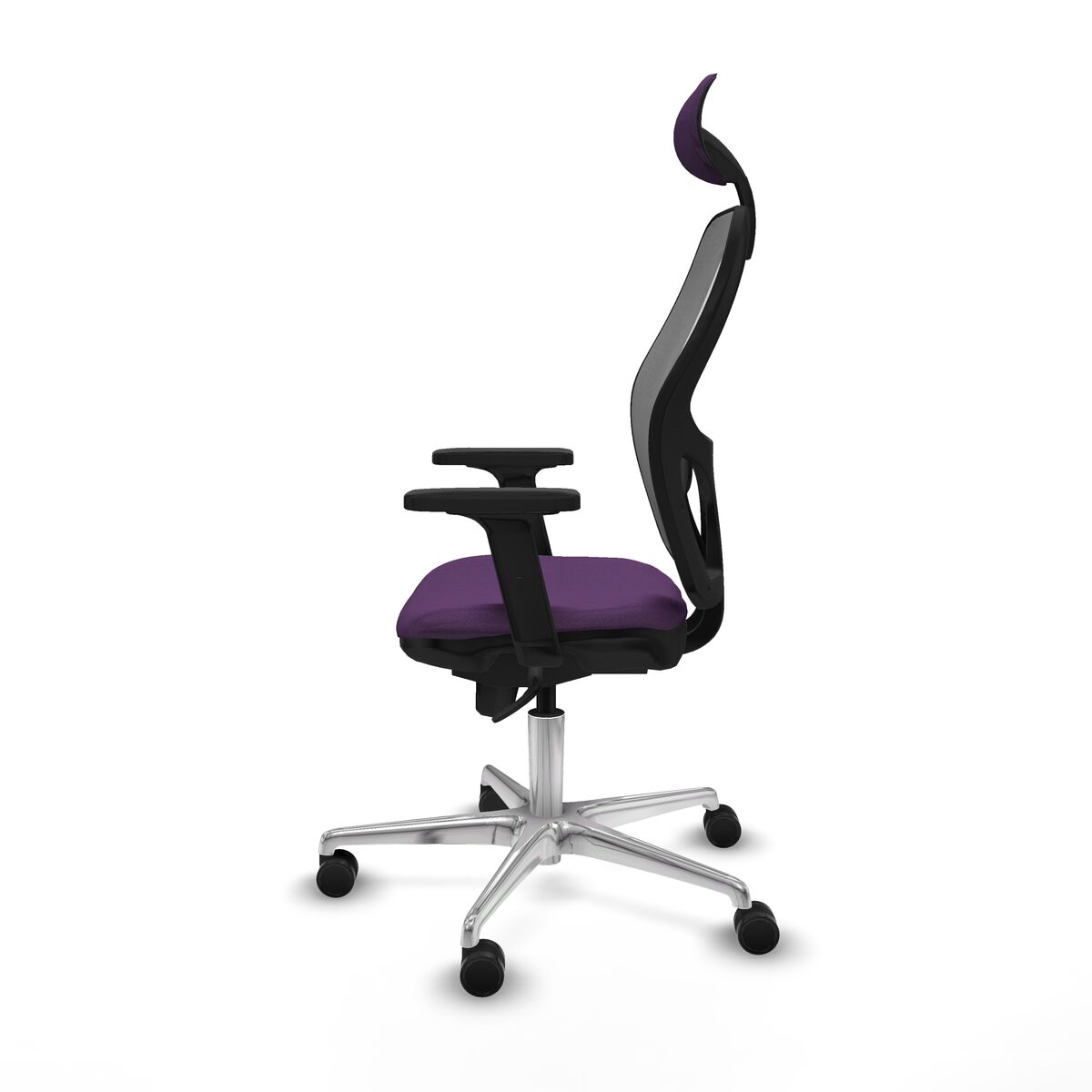 Silla de Oficina con Cabecero Piqueras y Crespo 2D086N1 Morado