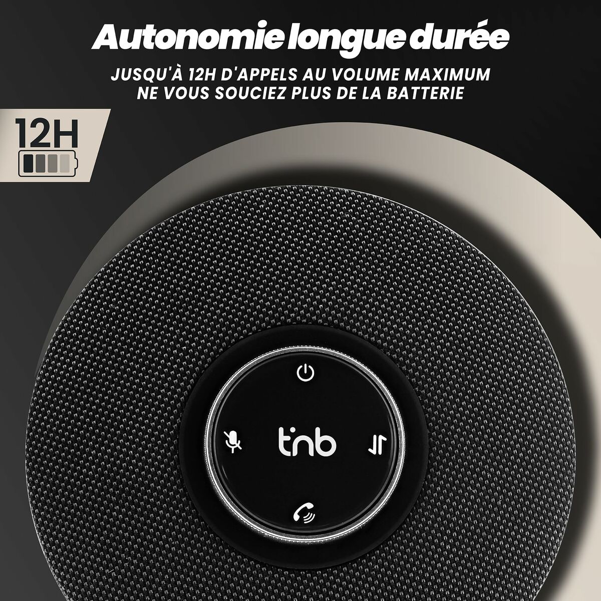 Altavoz Bluetooth Portátil T'NB CFSPEAKERBT Negro