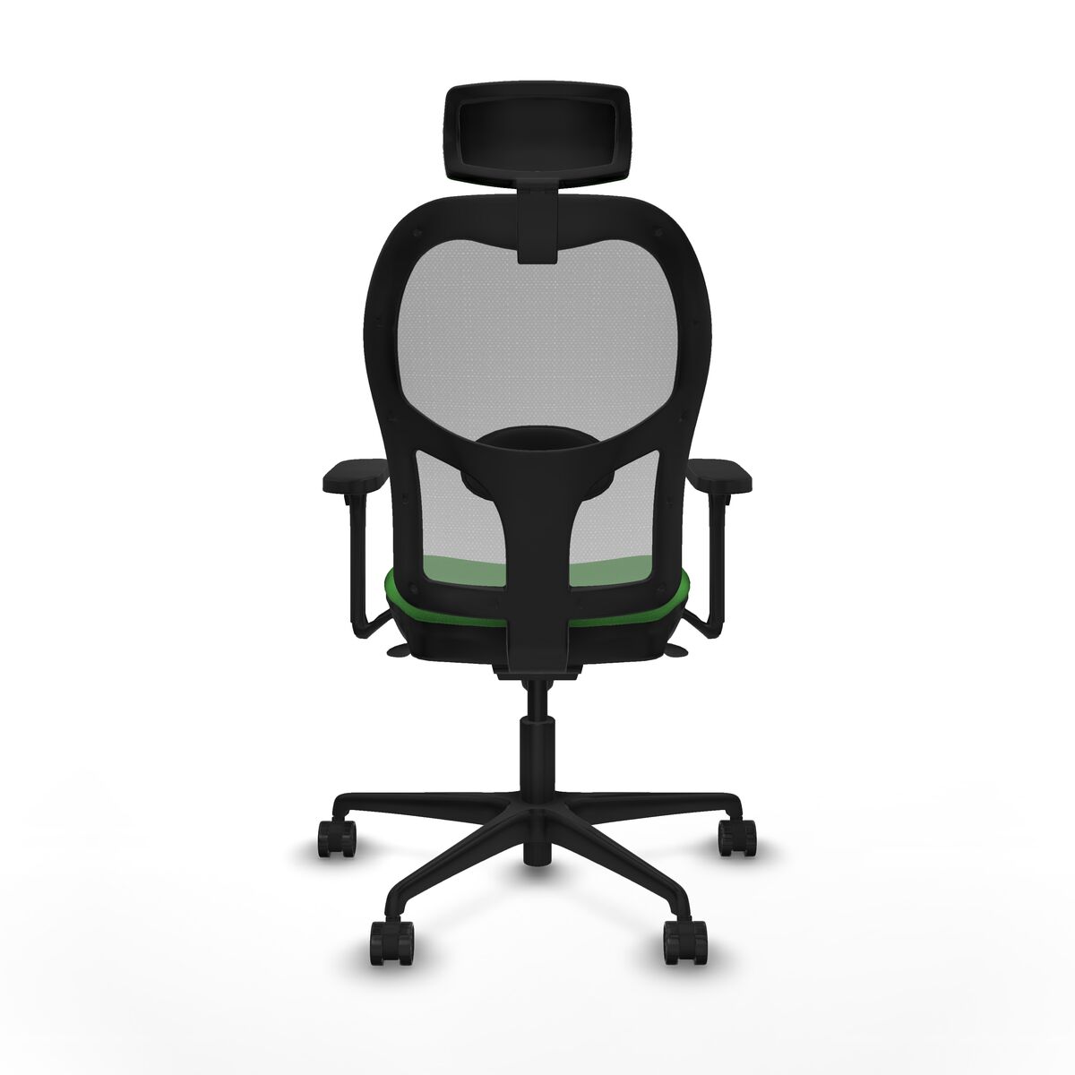 Silla de Oficina con Cabecero Piqueras y Crespo 3D036N2 Verde