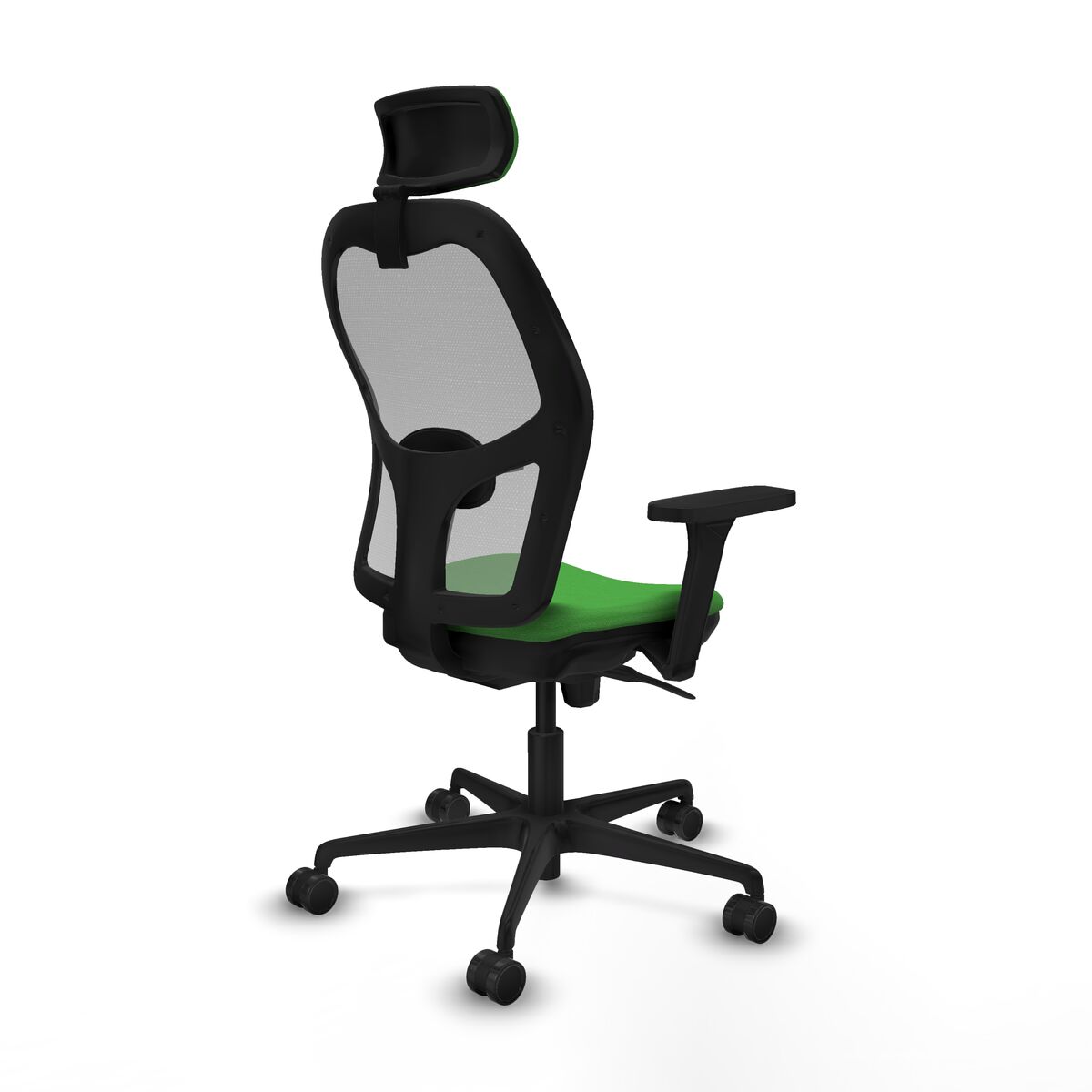 Silla de Oficina con Cabecero Piqueras y Crespo 3D036N2 Verde