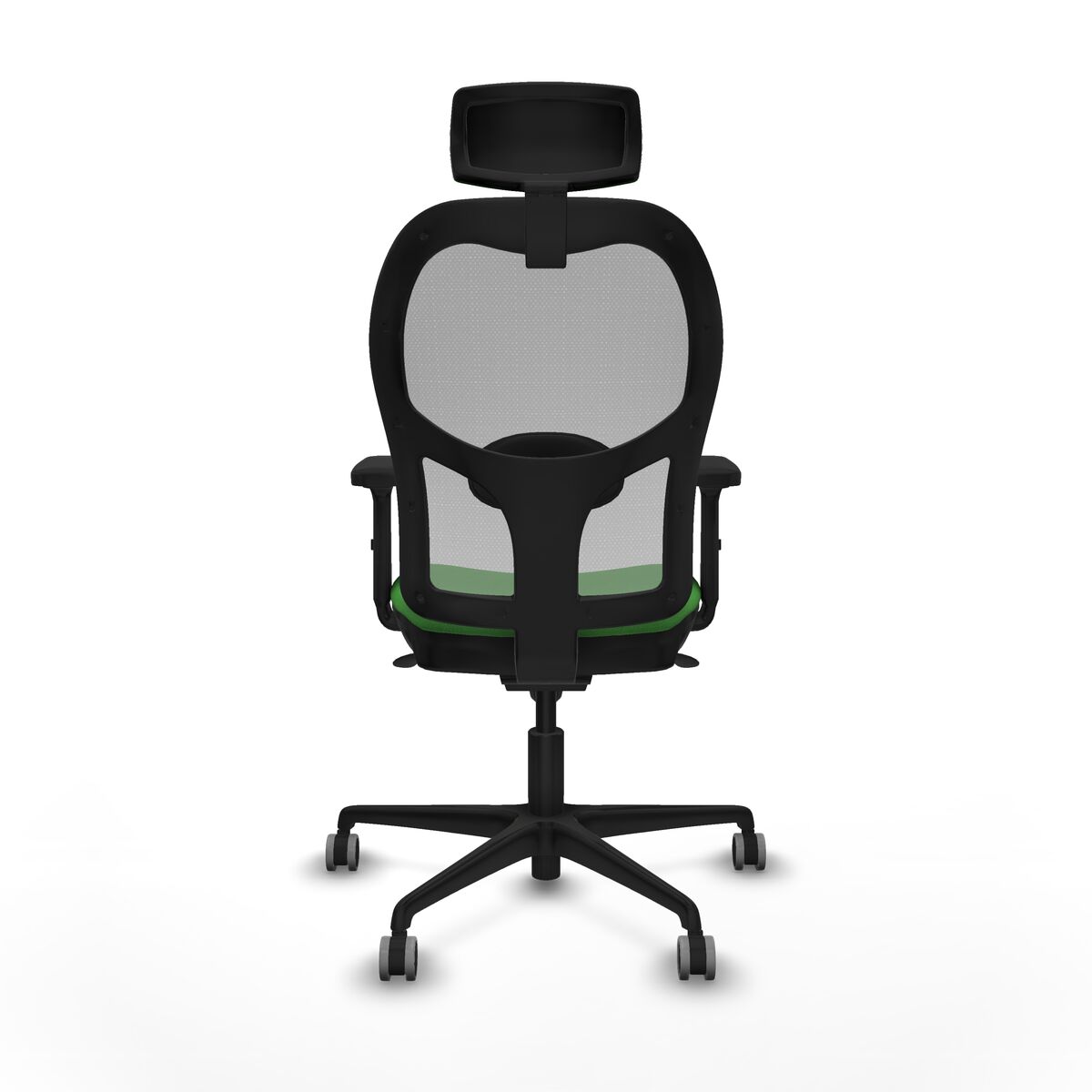 Silla de Oficina con Cabecero Piqueras y Crespo 2D036G2 Verde