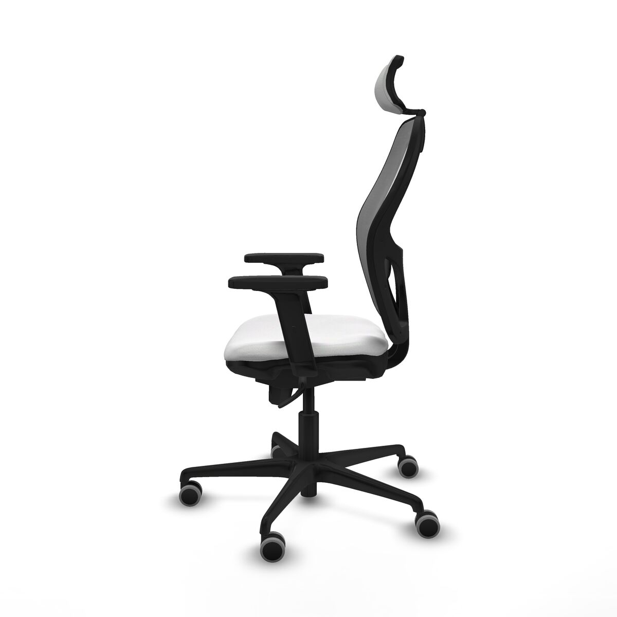 Silla de Oficina con Cabecero Piqueras y Crespo 2D036G2 Blanco