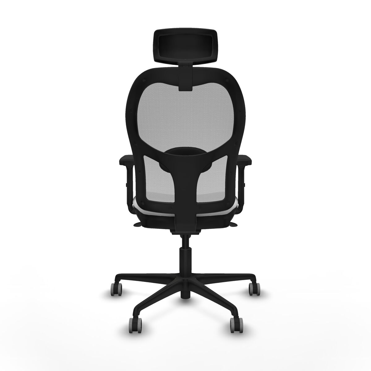 Silla de Oficina con Cabecero Piqueras y Crespo 2D036G2 Blanco