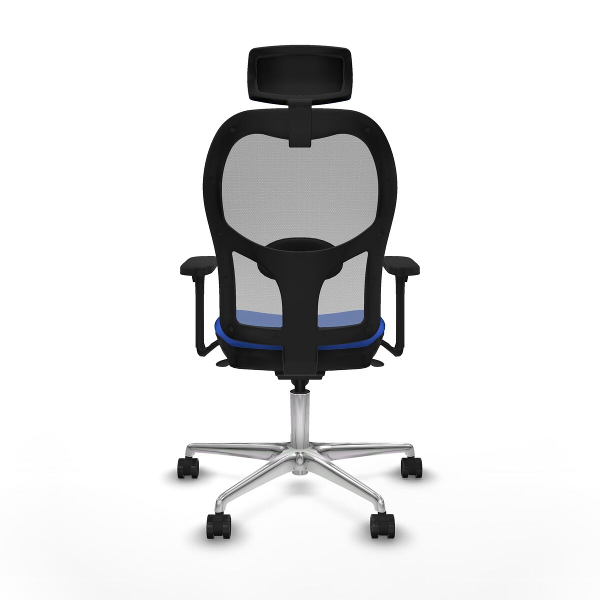 Silla de Oficina con Cabecero Piqueras y Crespo 3D086N2 Azul