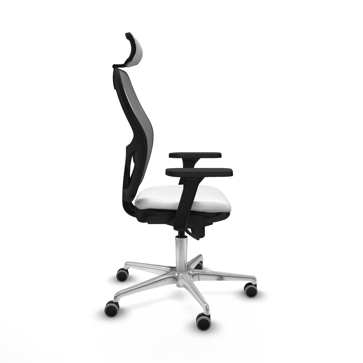 Silla de Oficina con Cabecero Piqueras y Crespo 3D086G2 Blanco