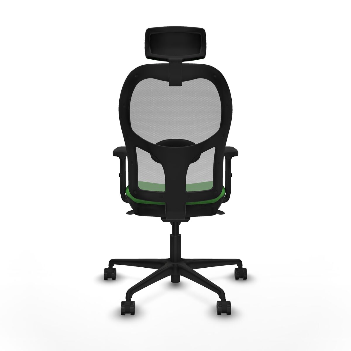 Silla de Oficina con Cabecero Piqueras y Crespo 2D036N2 Verde