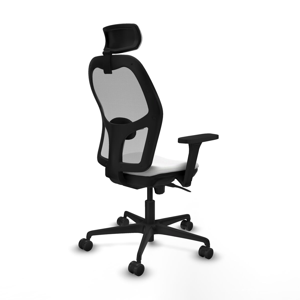 Silla de Oficina con Cabecero Piqueras y Crespo 3D036N2 Blanco