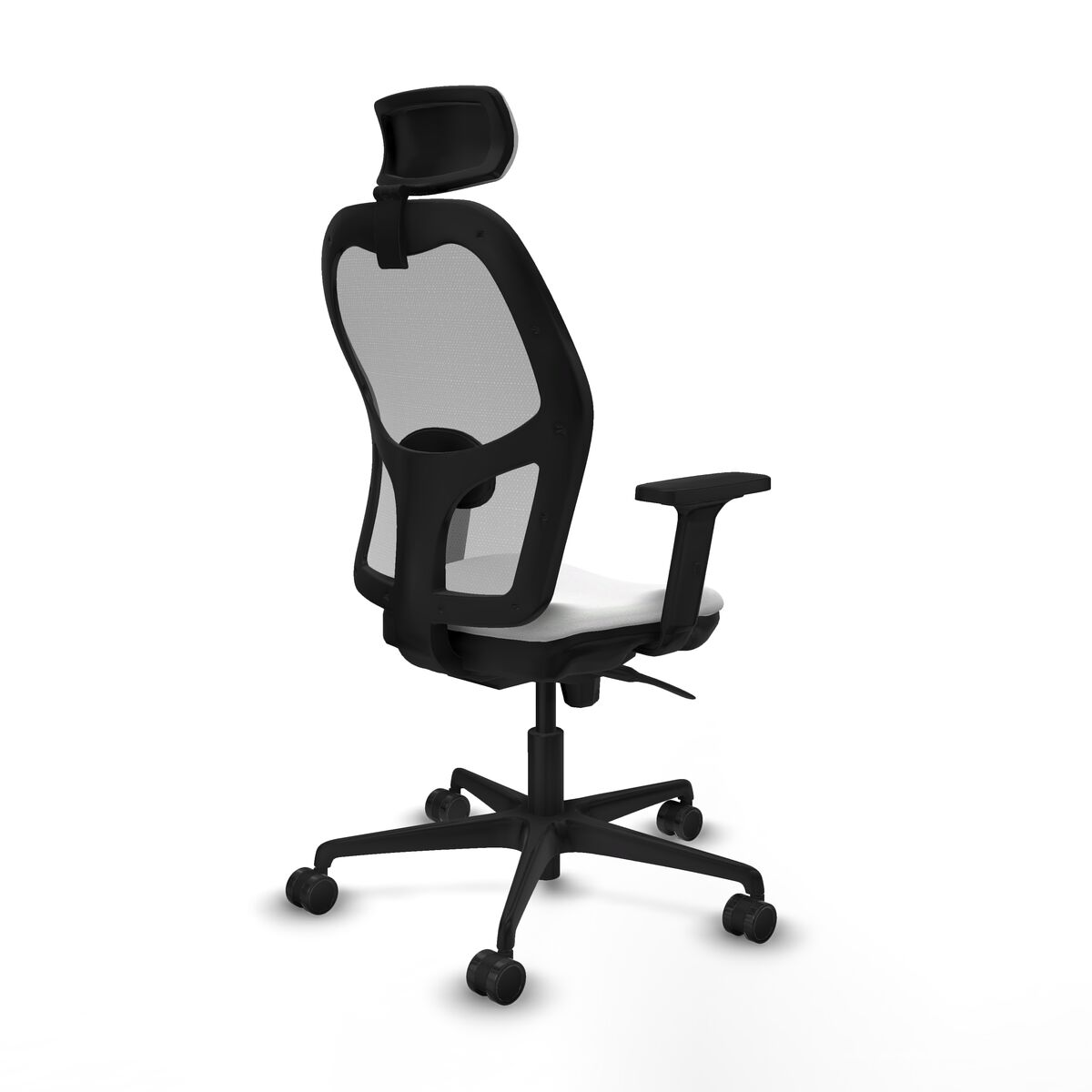 Silla de Oficina con Cabecero Piqueras y Crespo 2D036N2 Blanco