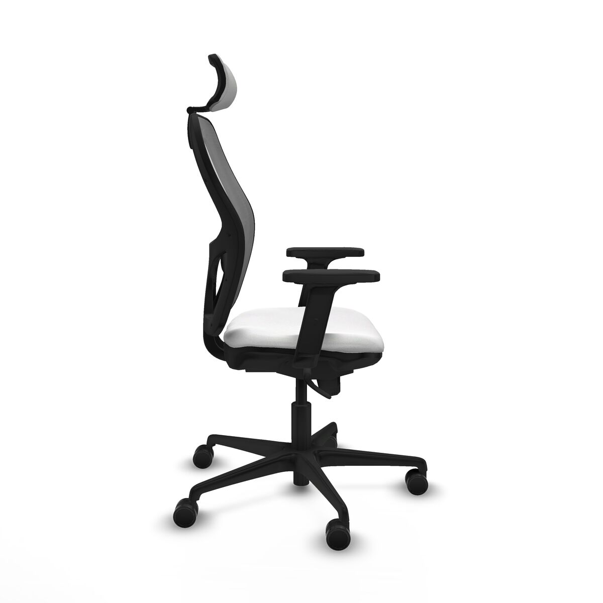 Silla de Oficina con Cabecero Piqueras y Crespo 2D036N2 Blanco