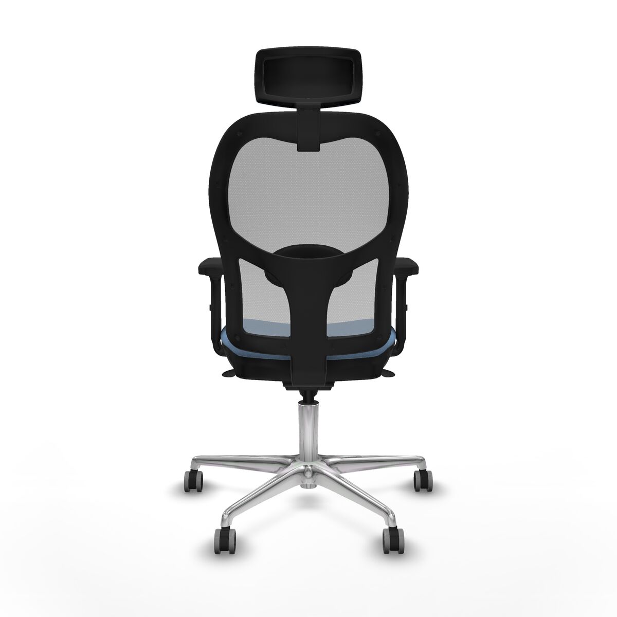 Silla de Oficina con Cabecero Piqueras y Crespo 2D086G2 Azul cielo