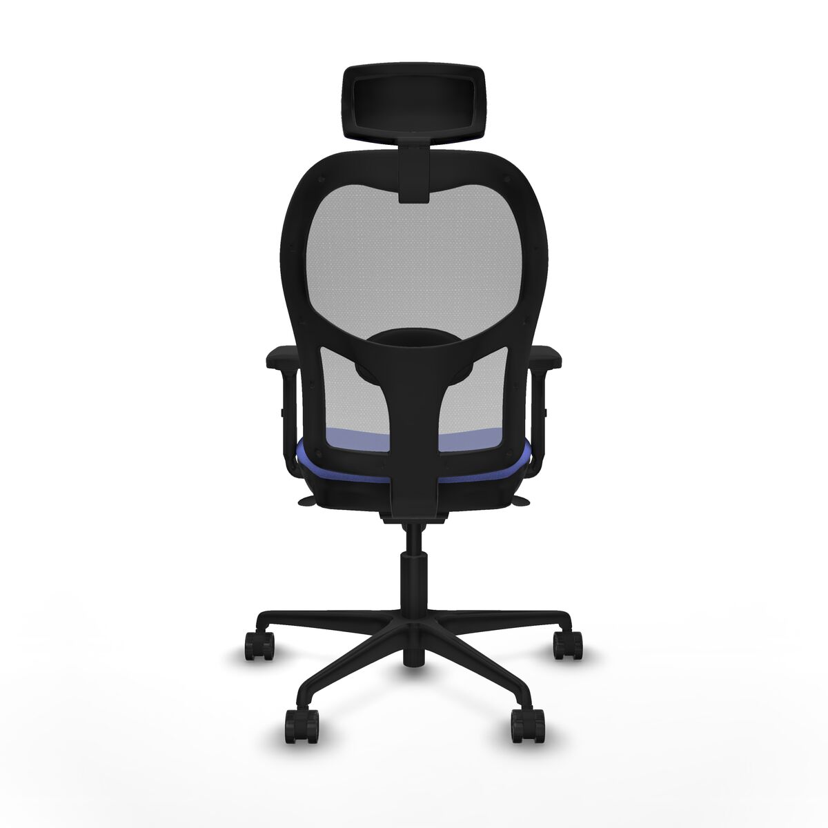 Silla de Oficina con Cabecero Piqueras y Crespo 2D036N2 Azul claro