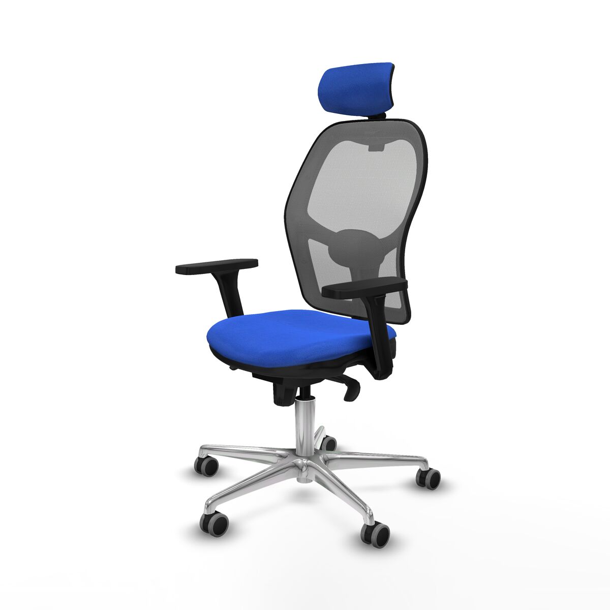 Silla de Oficina con Cabecero Piqueras y Crespo 3D086G2 Azul