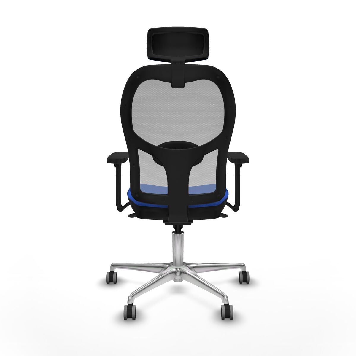 Silla de Oficina con Cabecero Piqueras y Crespo 3D086G2 Azul