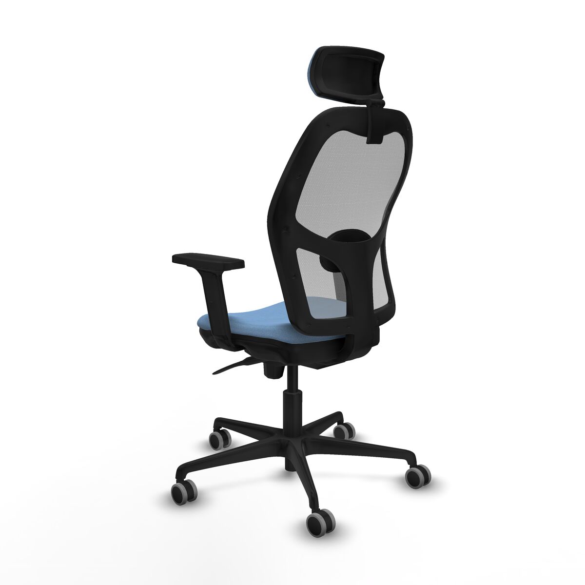 Silla de Oficina con Cabecero Piqueras y Crespo 2D036G2 Azul cielo