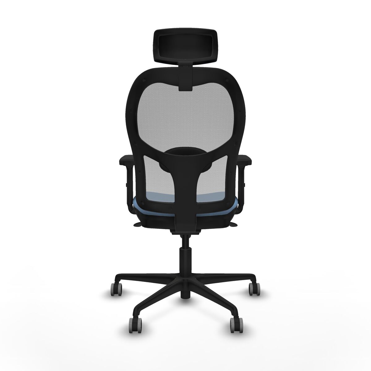 Silla de Oficina con Cabecero Piqueras y Crespo 2D036G2 Azul cielo