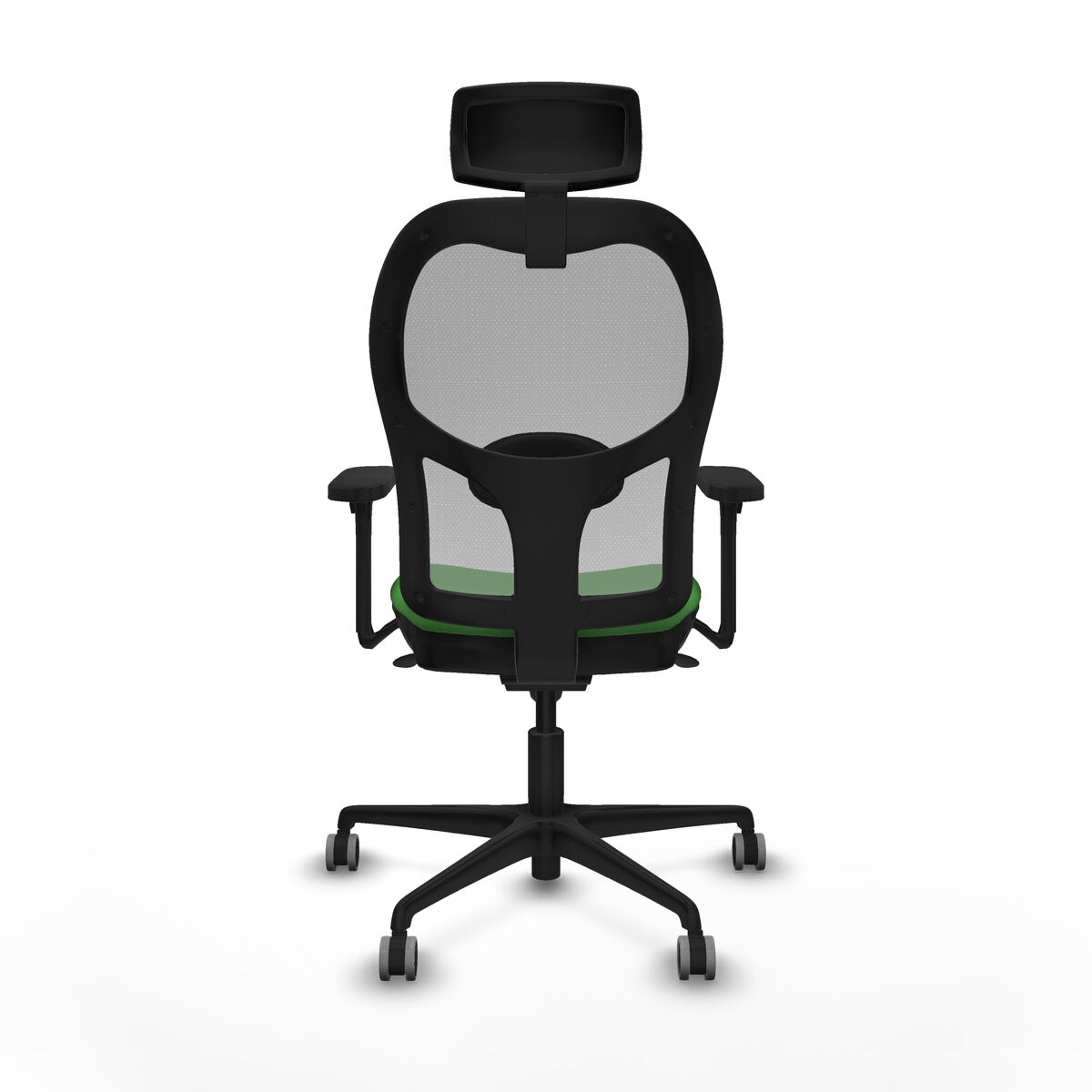 Silla de Oficina con Cabecero Piqueras y Crespo 3D036G2 Verde