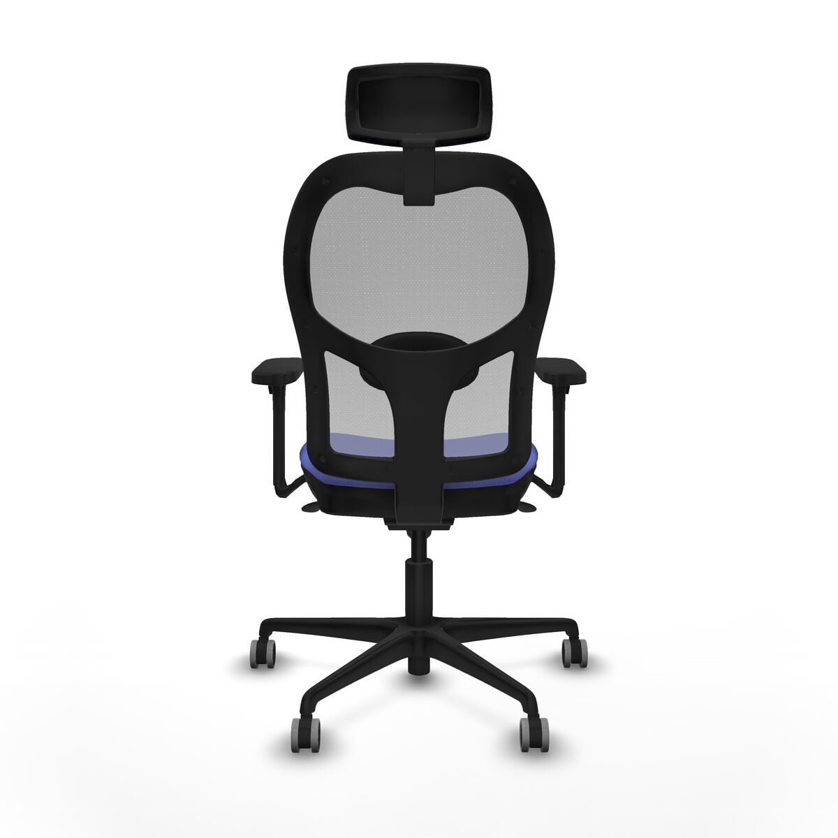 Silla de Oficina con Cabecero Piqueras y Crespo 3D036G2 Azul claro