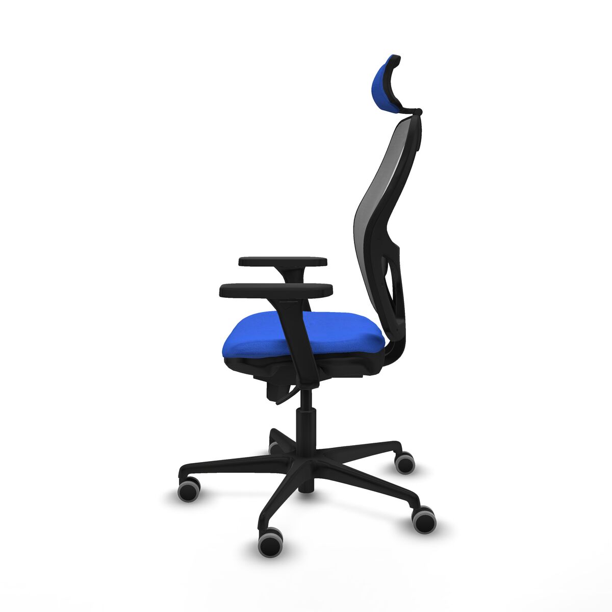 Silla de Oficina con Cabecero Piqueras y Crespo 3D036G2 Azul