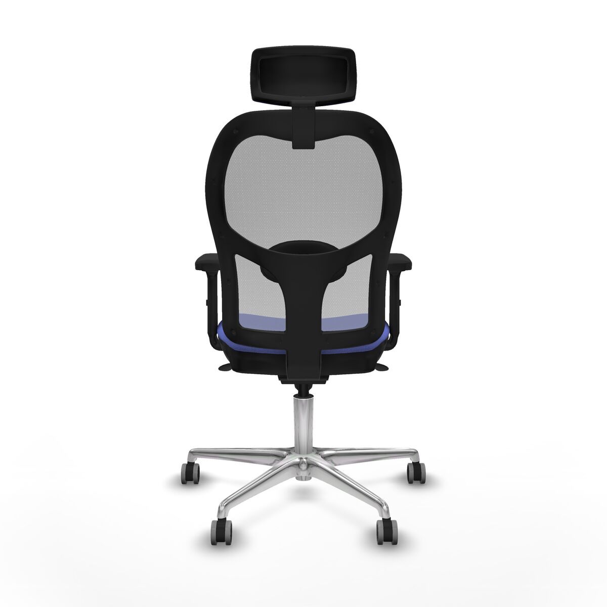 Silla de Oficina con Cabecero Piqueras y Crespo 2D086G2 Azul claro