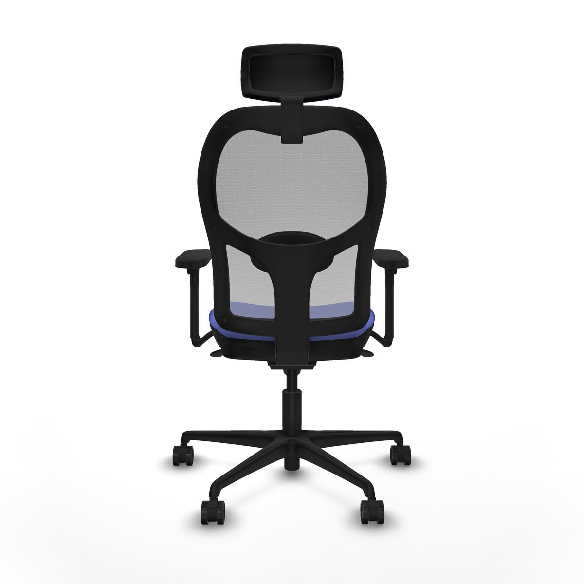 Silla de Oficina con Cabecero Piqueras y Crespo 3D036N2 Azul claro