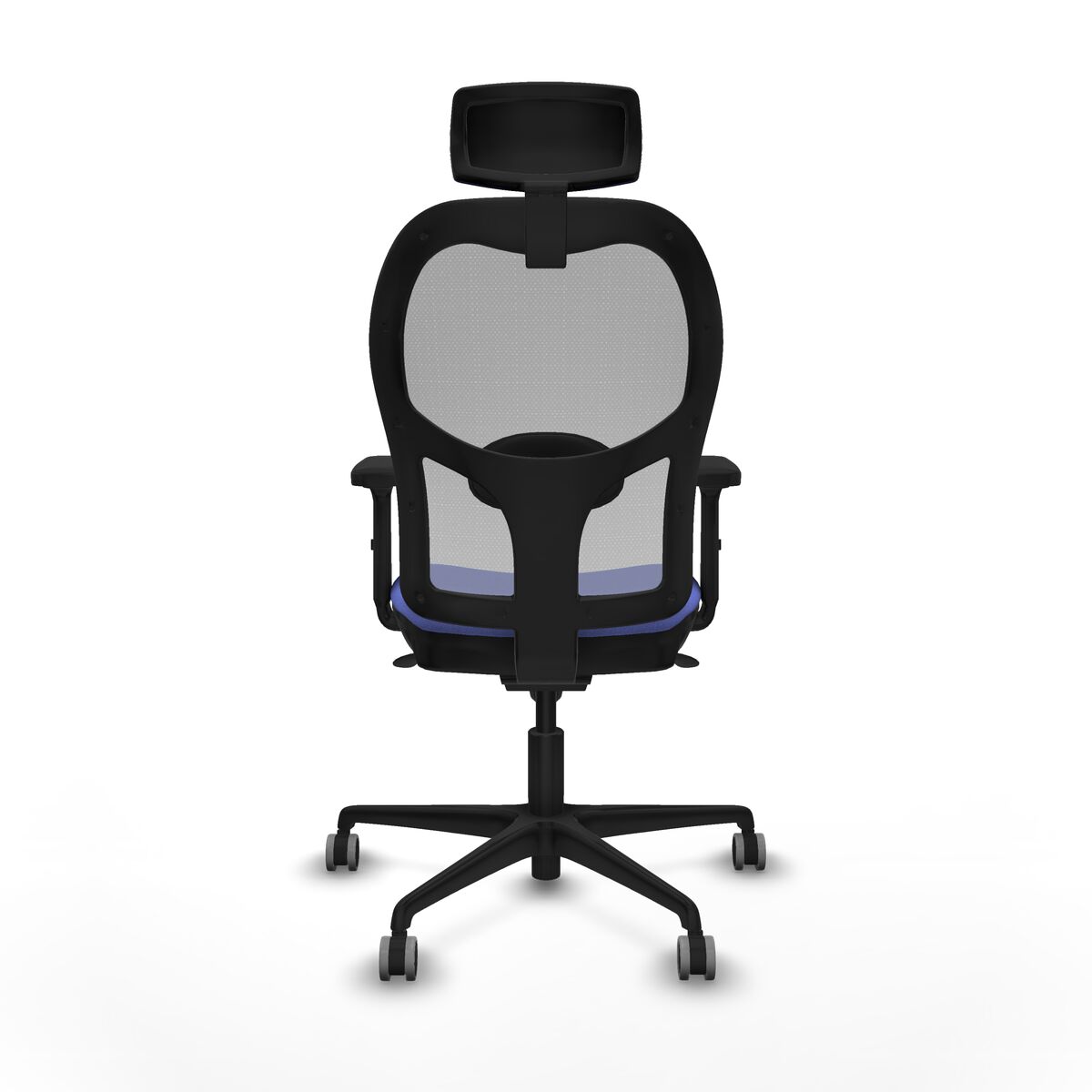 Silla de Oficina con Cabecero Piqueras y Crespo 2D036G2 Azul claro